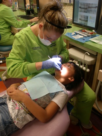 Kasen at the dentist